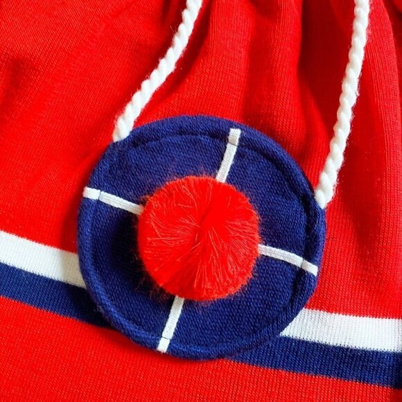 Vintage Glynne Percy Knit Nautical Motif Dress w Matching Purse 24M - Picture 7 of 8